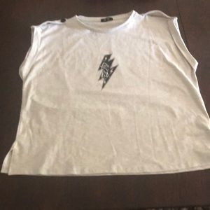 Saint & Sofia sleeveless rocker top